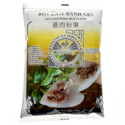 Rooster Steamed Pork Rice Flour 340g